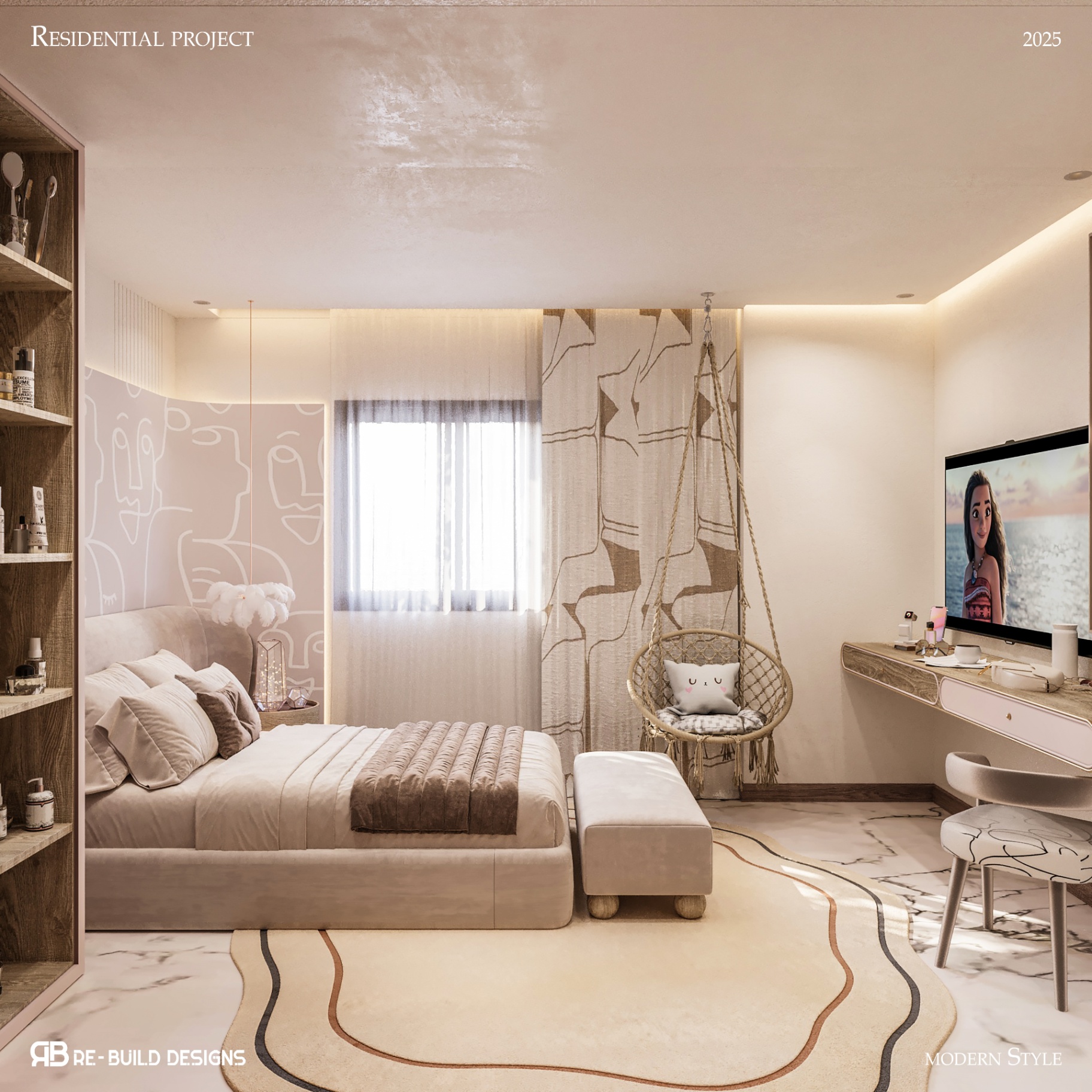 Miami Apartment — Girl Bedroom 5