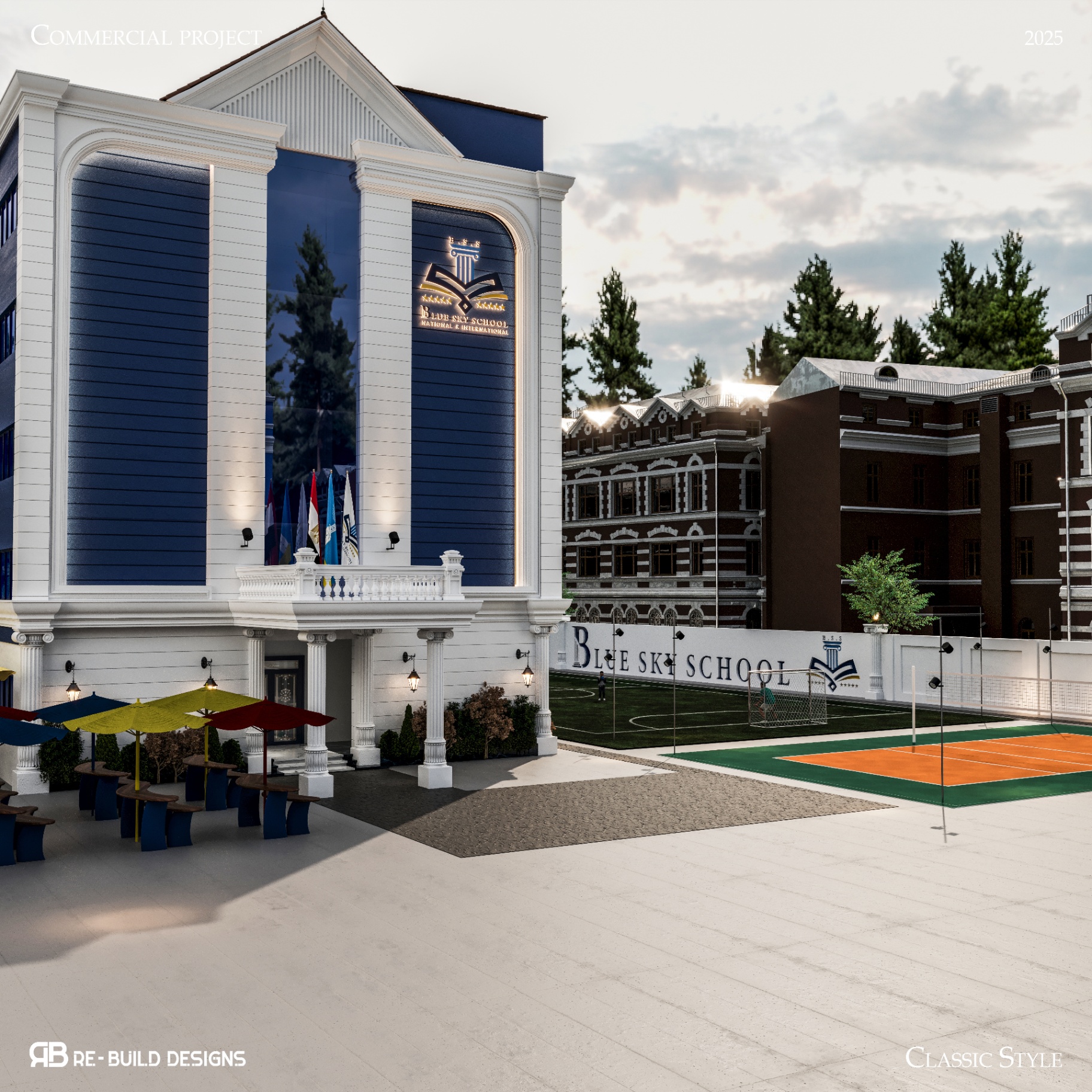 Blue Sky School — Exterior 10