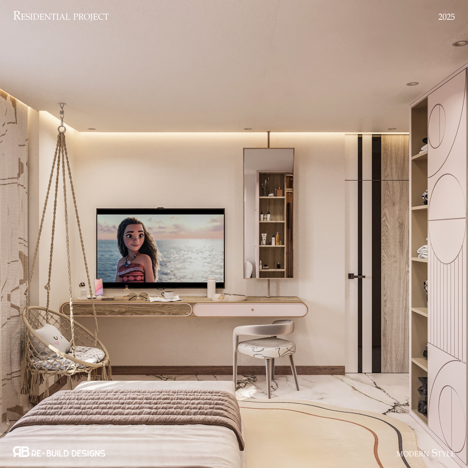 Miami Apartment — Girl Bedroom 2