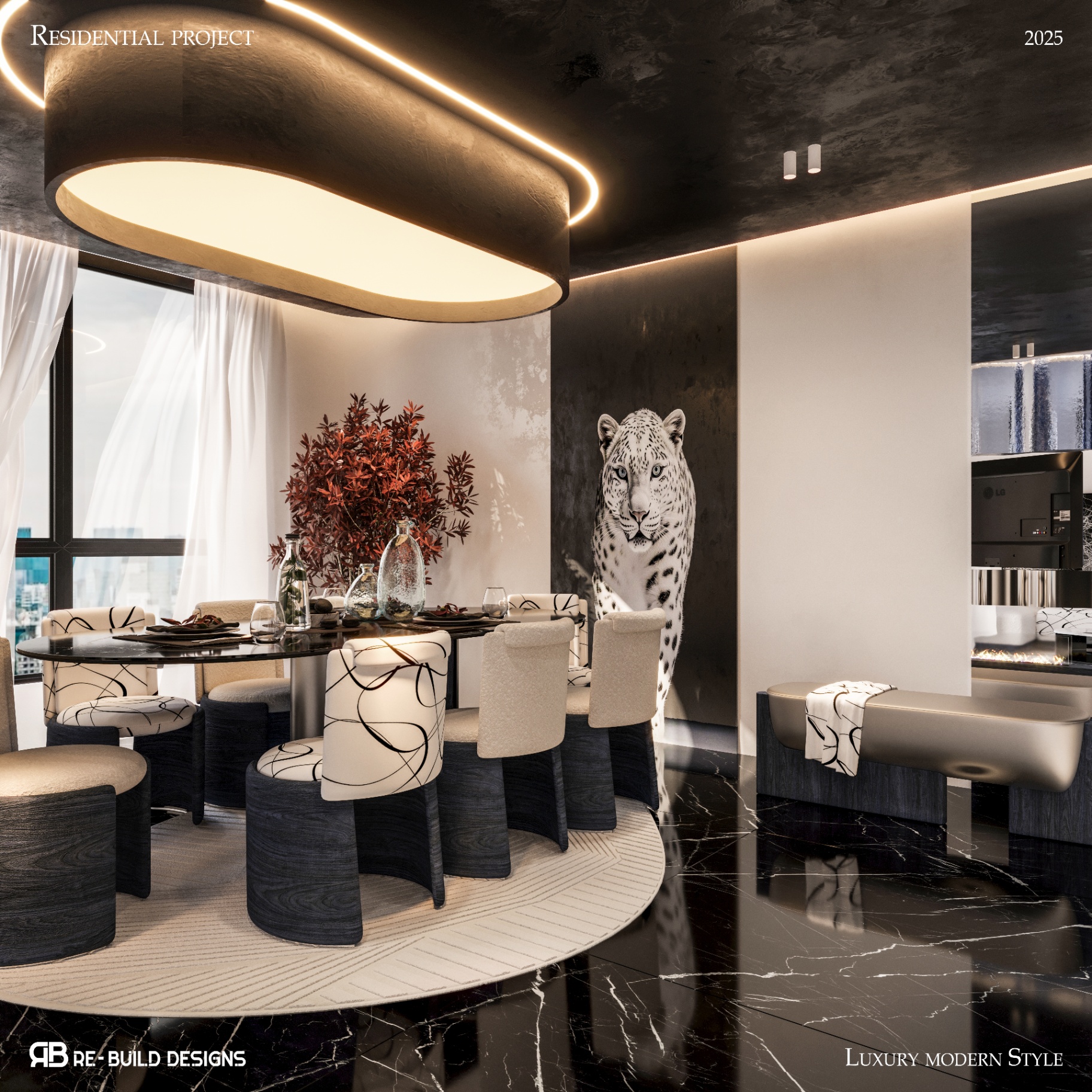 Nour Apartment — Reception 8