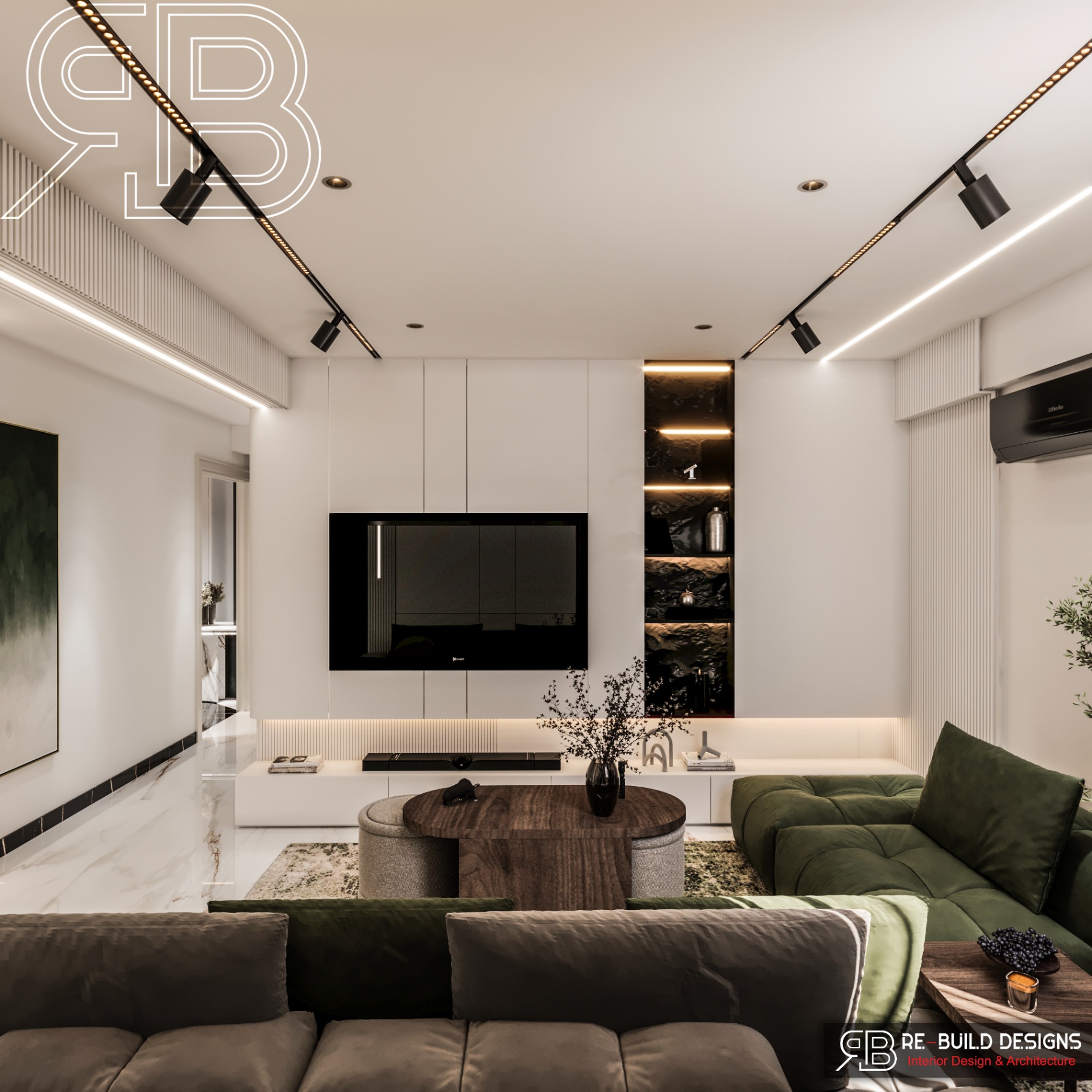 GrandView Apartment — Living Room 3