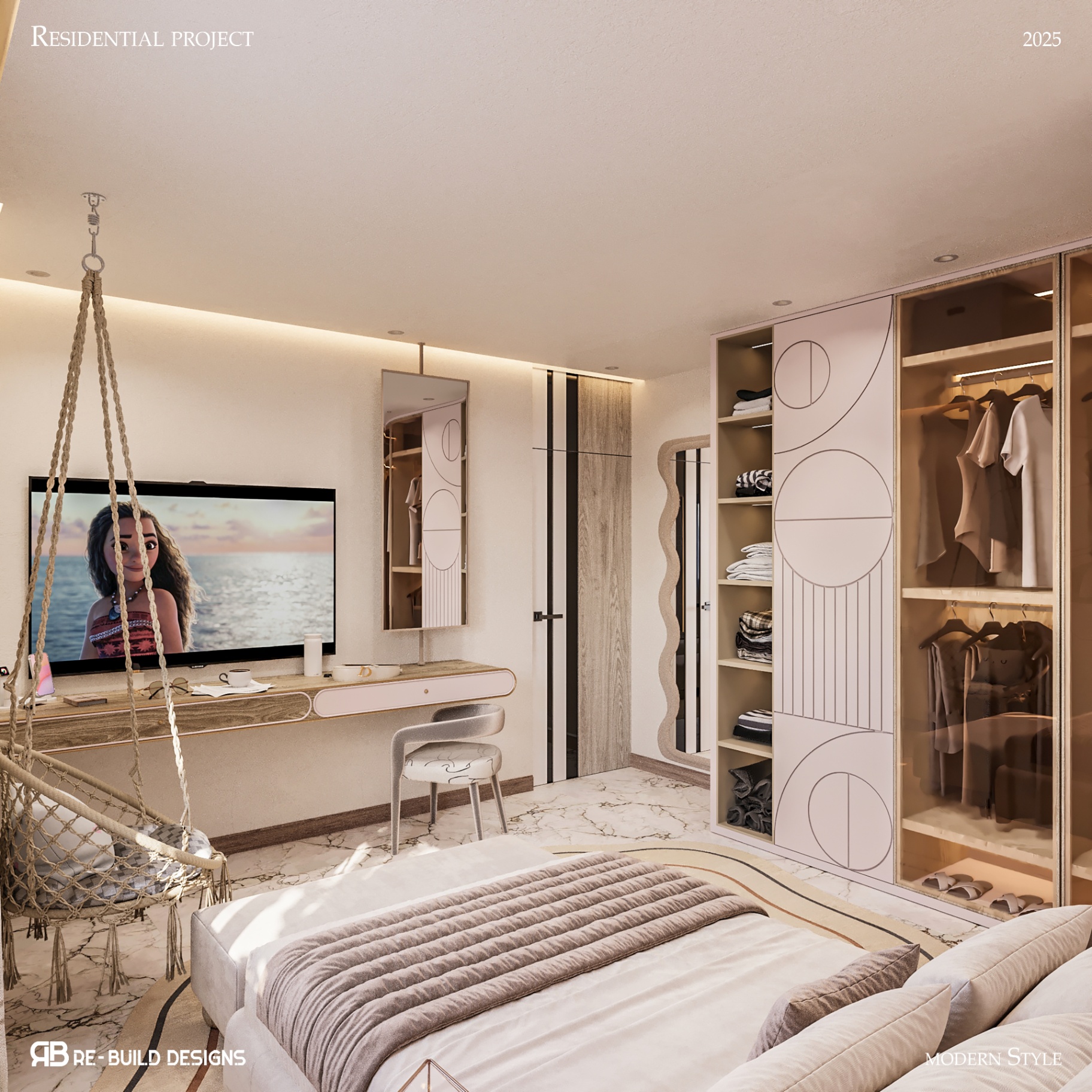 Miami Apartment — Girl Bedroom 1