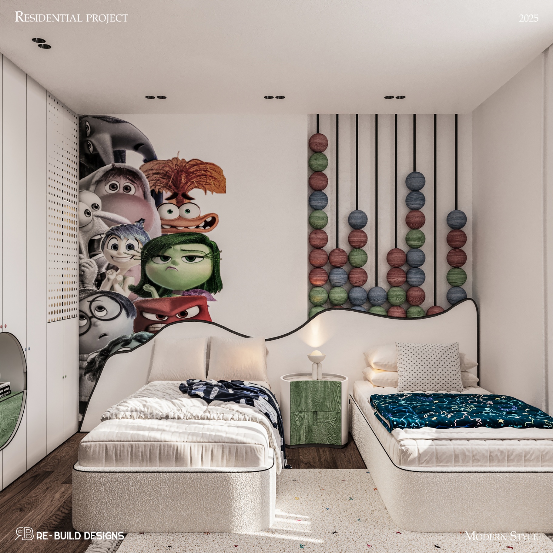 Kafr Abdo Apartment — Kids Bedroom 1