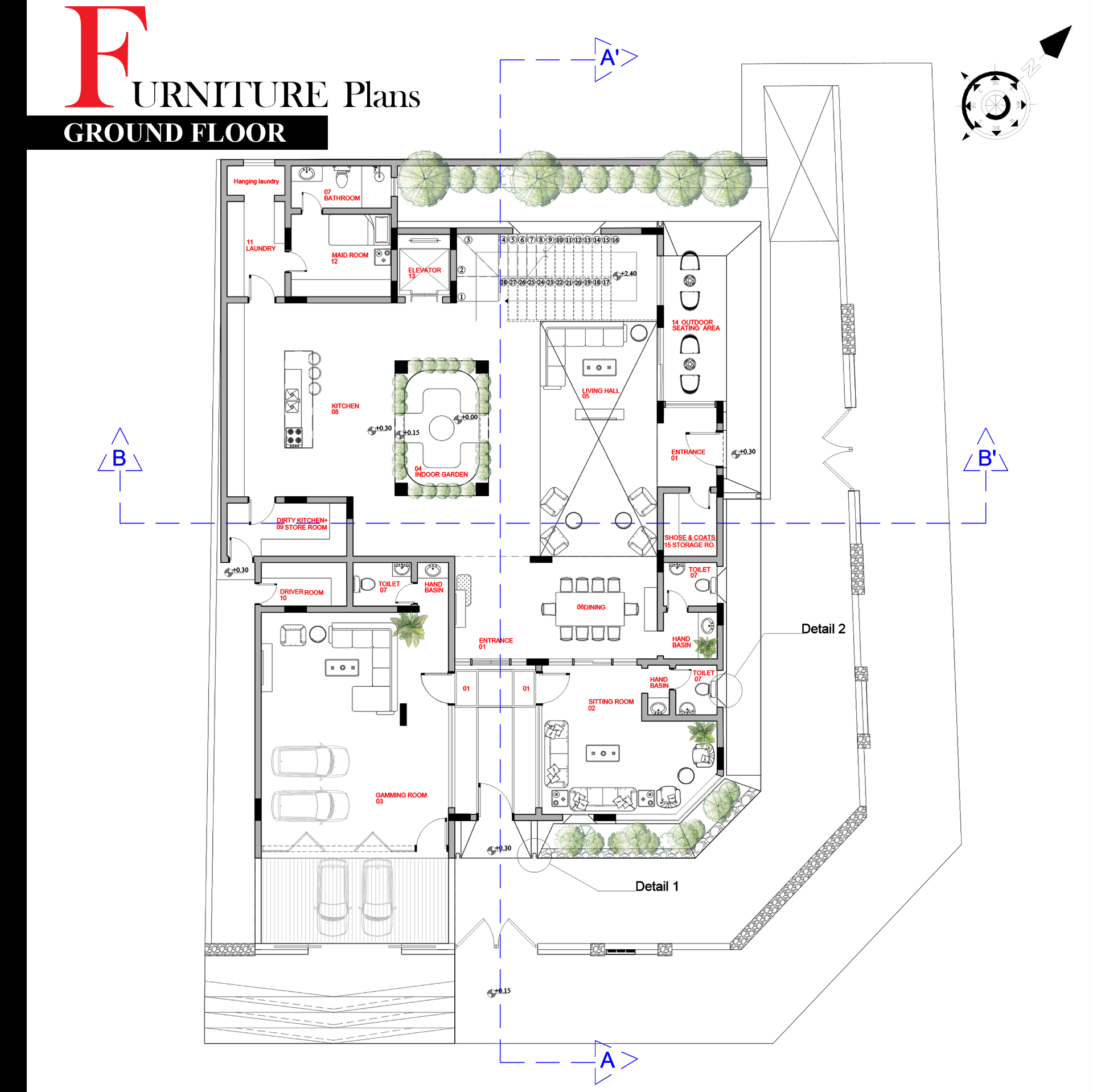 Villa ElHsaa — Plans 1