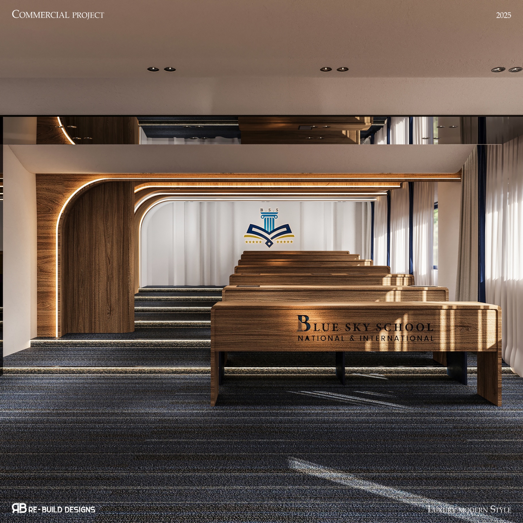 Blue Sky School — Interior Conference Hall 1
