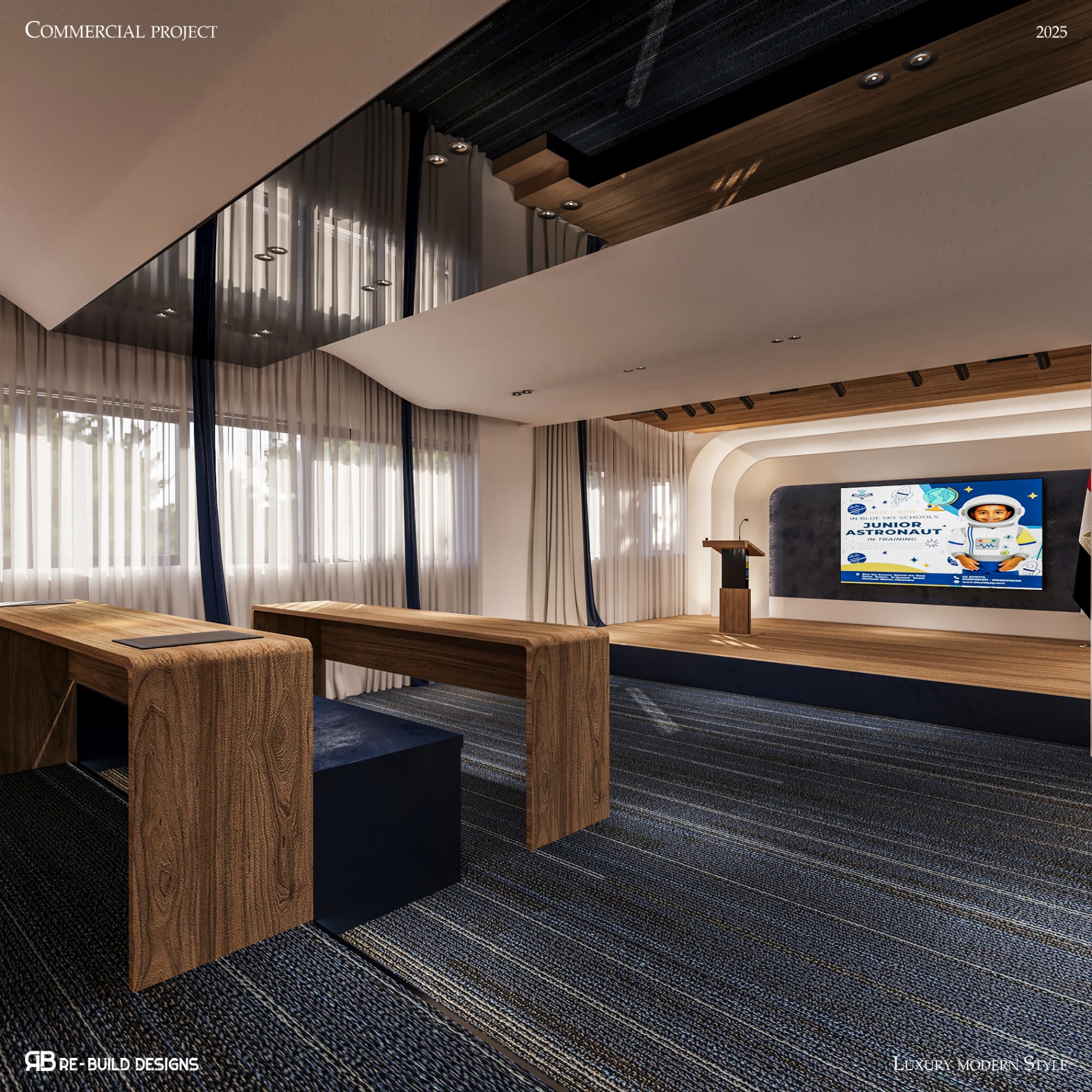 Blue Sky School — Interior Conference Hall 4