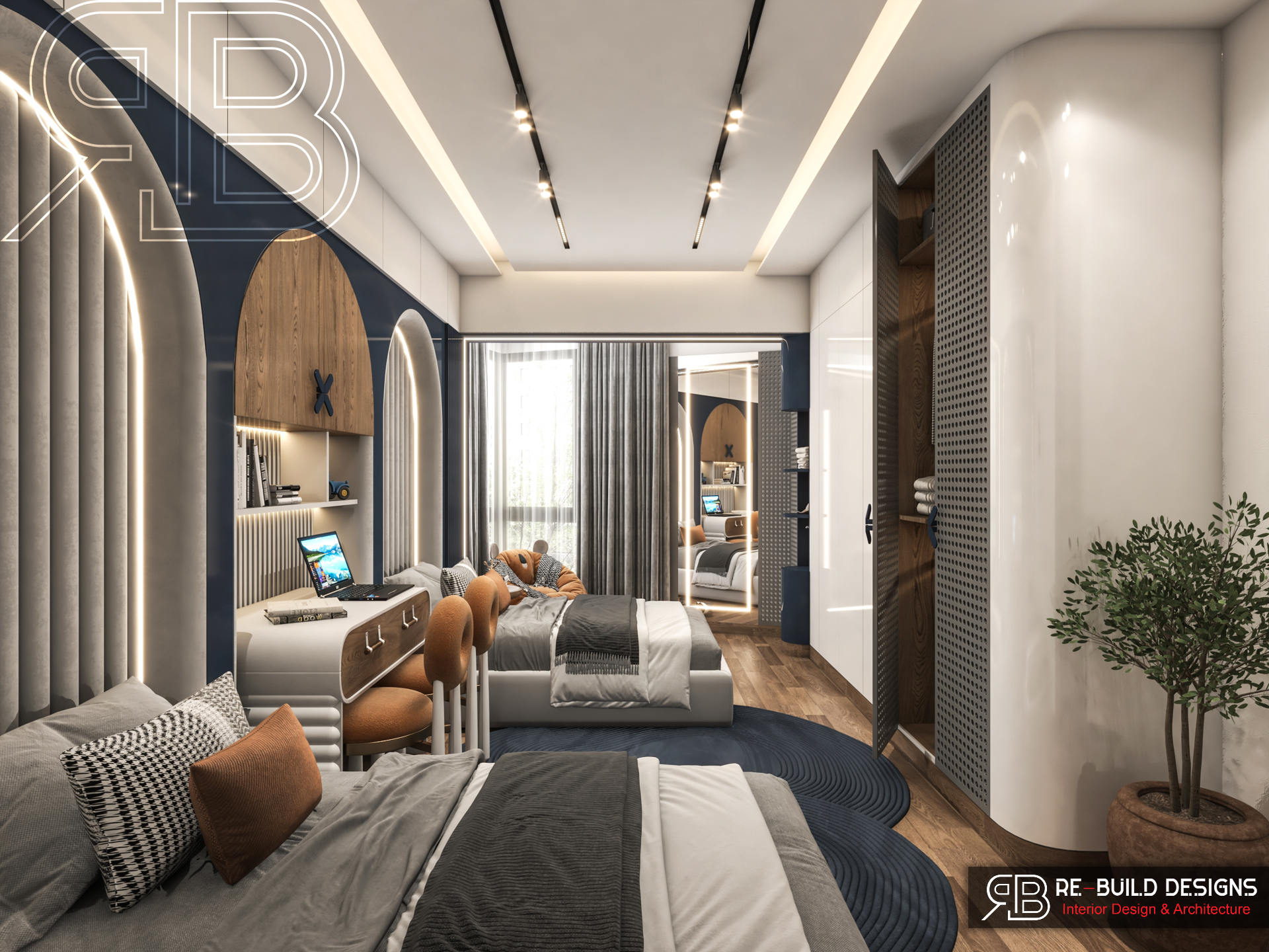 GrandView Apartment — Kids Bedroom 2