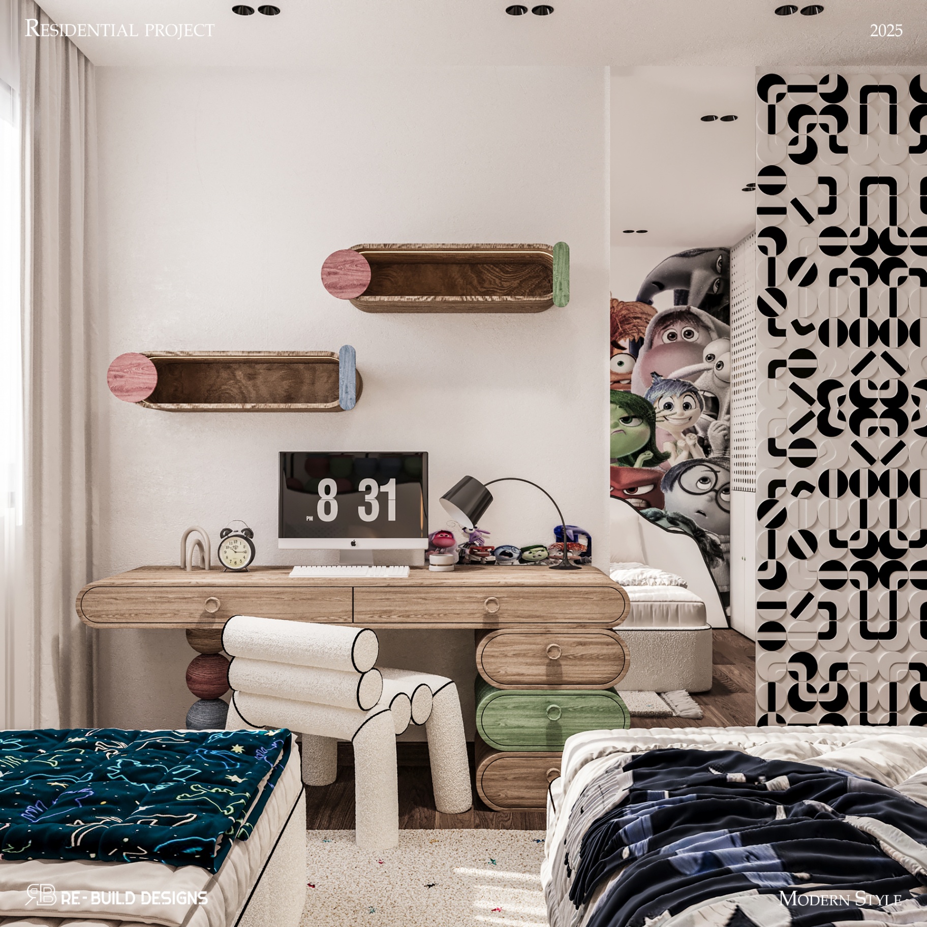 Kafr Abdo Apartment — Kids Bedroom 2